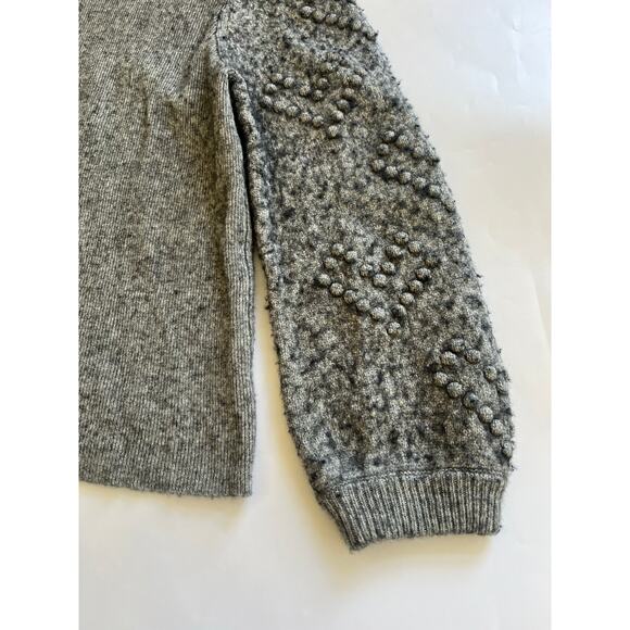 Splendid Womens XL Gray Textured Knit Sweater Cottagecore Lagenlook Boho - Picture 10 of 16